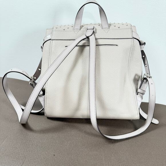 MICHAEL Michael Kors Bristol Medium Studded Leather Backpack Soft Beige Bag main image 5